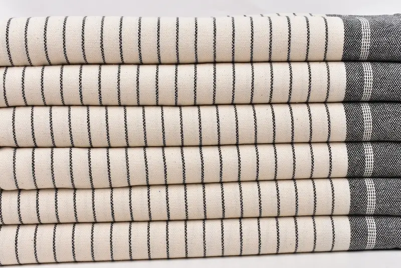 Wedding Shower Gift, 40x22 Cotton Striped Towel, Personalized Gifts, Personalized Kitchen Towel, Kitchen Towel, Housewarming Gift, Decorative Towel - 2