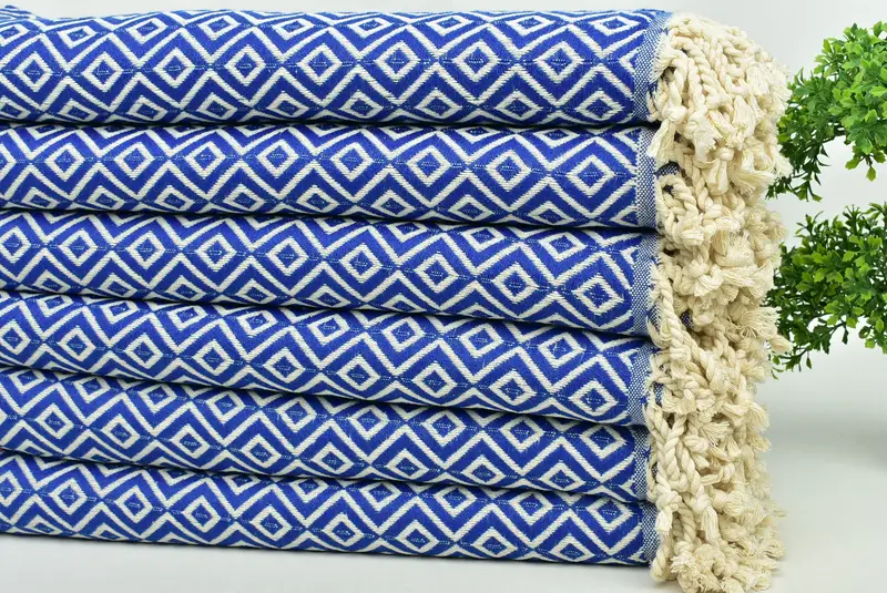 Gift For The Home Decor, Custom Beach Towel, 70x40 Cotton Diamond Towel, Bridesmaid Gifts, Bachelorette Party Decorations, Bachelor Party Favors - 3