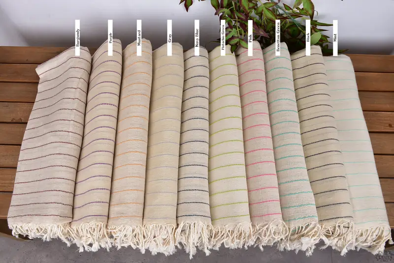 Wedding Gifts Towel, Turkish bath towel, 70x38 Cotton Striped Towel, Mexico Bachelorette Party Gifts, Gift Towel, Lightweight Turkish towel - 2