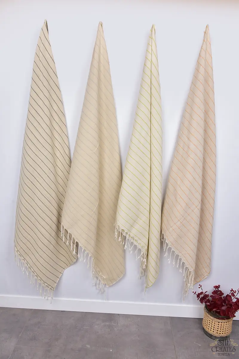 Wedding Gifts Towel, Turkish bath towel, 70x38 Cotton Striped Towel, Mexico Bachelorette Party Gifts, Gift Towel, Lightweight Turkish towel - 8