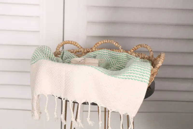 Bathroom Towels, Personalized Dish Towel, Turkish Towel Monogram, Turkish Towel Hand Towel, 40x20 Cotton Diamond Towel, Bridal Shower Gifts - 2