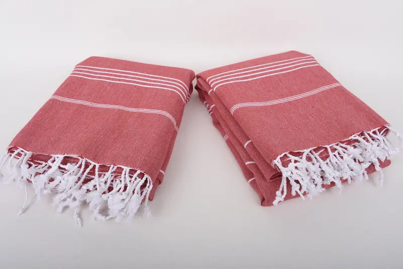 Turkish Blanket Queen, Throw Blanket, Personalize Gift, Housewarming Gift, Organic Throw, Bachelorette Party Favors, 88x60 Cotton Striped Towel - 6