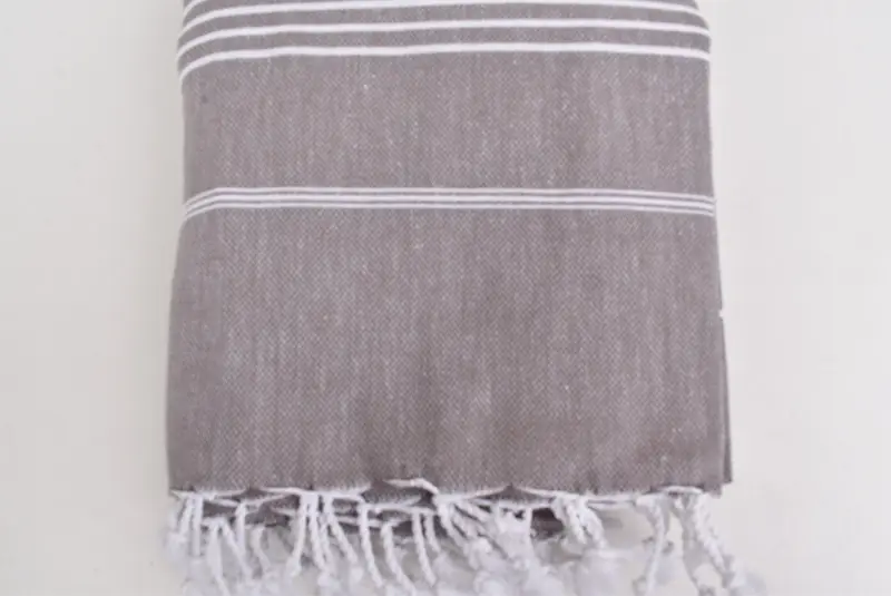 Valentines Day Gift For Him, 88x60 Cotton Striped Towel, Turkish Cotton Throw Blanket, Wedding Favors, Woven Blanket, Decorative Blanket - 5