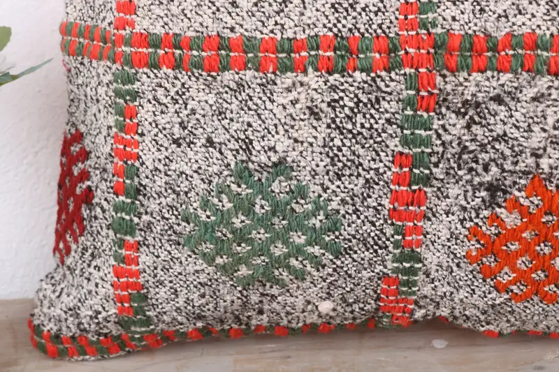 Square Throw Cushion, Pillow Cover, 16x16 White Pillow, Vintage Pillow, Pillow for Sofa, Interior Designer Pillow, Ethnic Cushion Case - 3