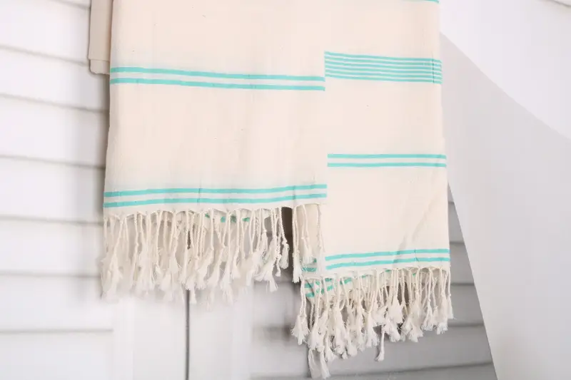 Bachelorette Party Gift, Yoga Towel, Personalized Bridesmaid Gift, Bachelorette Party Favors, 80x36 Cotton Striped Towel, Personalized Gift For Him - 8