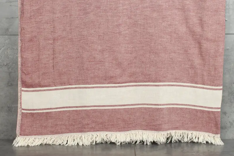 Bridal Shower Gift, Bachelorette Party Favors, 70x60 Cotton Striped Towel, Oversized Beach Towel, Monogram Blanket, Customized Throw Blankets - 8