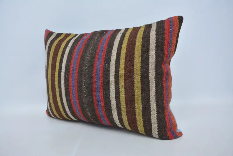 Geometric Embroidered Pillow, 20x28 Inches Size Decorative Pillow - 4