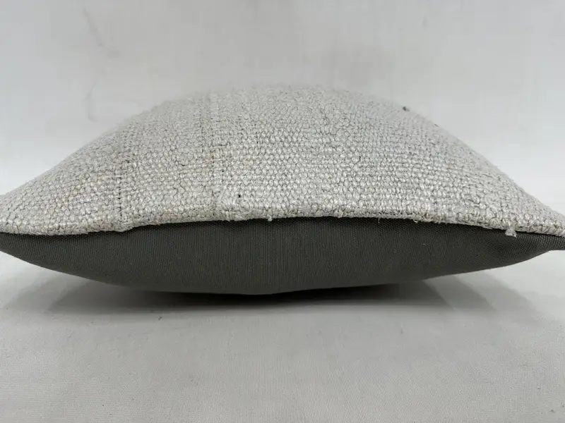 Traditional Pillow Cover, Home Decor Pillow, 16x16 White Cushion, Handmade Cushion, Vintage Kilim Throw Pillow, Ethnical Kilim Rug Pillow, Pillow - 5