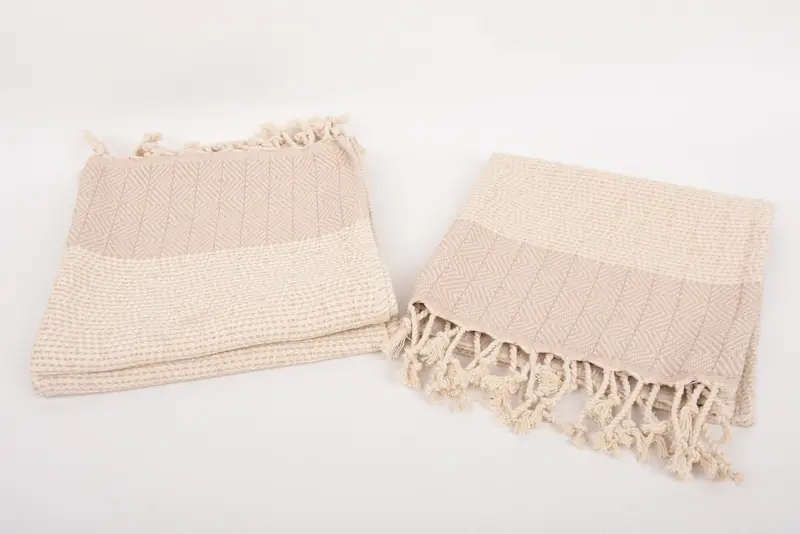 Monogrammed Hand Towel, Turkish Towel Hand Towel, Handmade Gift, Wedding Gifts Towel, Xmas Gifts, Monogram Hand Towel, 36x18 Cotton Diamond Towel - 7