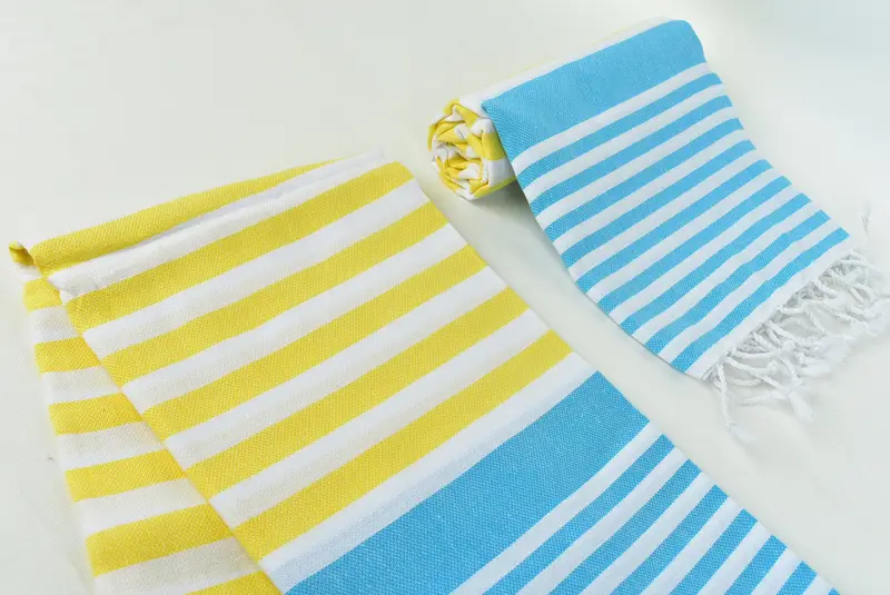 Home Decor Gifts, Home Decor Towel, 68x36 Cotton Striped Towel, Luxury Turkish Bath Towel, Decorative Towel, Custom Gift, Embroidered Towel - 7