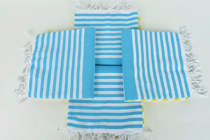 Home Decor Gifts, Home Decor Towel, 68x36 Cotton Striped Towel, Luxury Turkish Bath Towel, Decorative Towel, Custom Gift, Embroidered Towel - 6