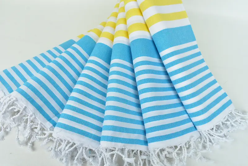 Home Decor Gifts, Home Decor Towel, 68x36 Cotton Striped Towel, Luxury Turkish Bath Towel, Decorative Towel, Custom Gift, Embroidered Towel - 4