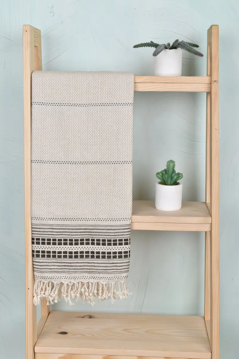 Turkish Beach Towel Personalized, Bridesmaid Favors, Luxury towel, Personalized Gifts, Custom Bath Towel, 68x40 Linen Striped Towel, Hammam towel - 8