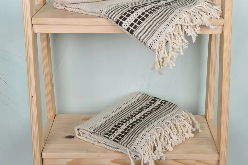 Turkish Beach Towel Personalized, Bridesmaid Favors, Luxury towel, Personalized Gifts, Custom Bath Towel, 68x40 Linen Striped Towel, Hammam towel - 5
