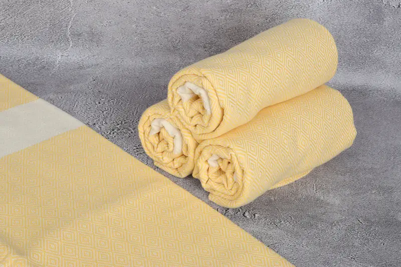 Turkish Towel Set, Bachelorette Party Gift, 70x40 Cotton Diamond Towel, Quick-dry peshtemal, Monogram Towels, Luxury towel, Engagement Gift - 8