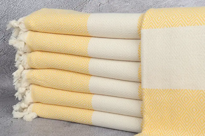 Turkish Towel Set, Bachelorette Party Gift, 70x40 Cotton Diamond Towel, Quick-dry peshtemal, Monogram Towels, Luxury towel, Engagement Gift - 1