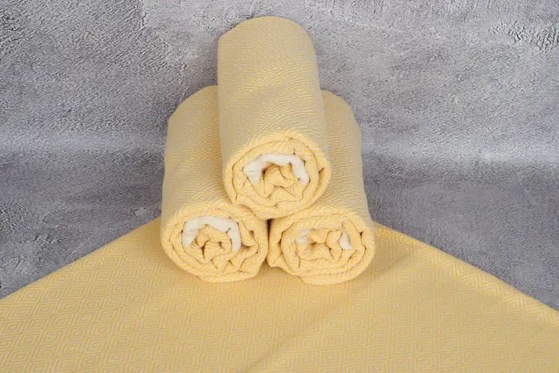 Turkish Towel Set, Bachelorette Party Gift, 70x40 Cotton Diamond Towel, Quick-dry peshtemal, Monogram Towels, Luxury towel, Engagement Gift - 7