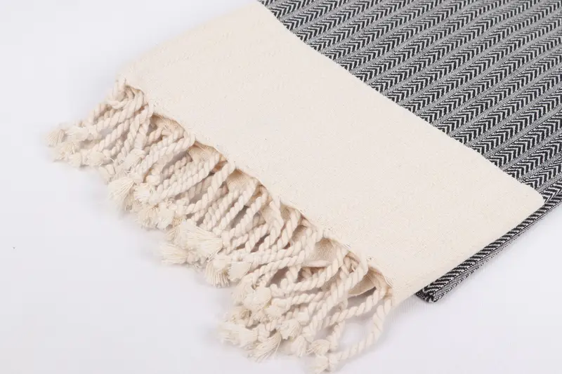 Welcome Wedding Gift, Handwoven Turkish Towel, Bridal Shower Favors, Home Decor Gifts, 68x36 Cotton Palm Design Towel, Spa Towel, Turkish bath towel - 7