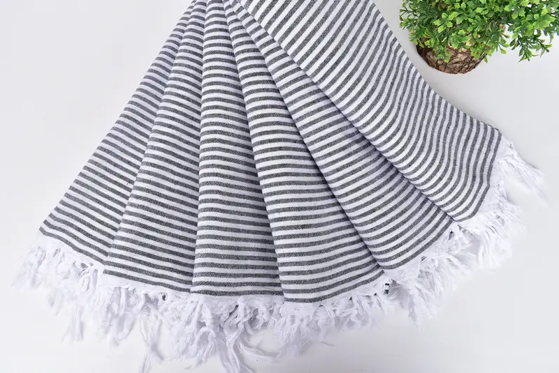 68x36 Toalla a rayas de algodón, regalos de despedida de soltera, favores de despedida de soltera, soltería de soltera de soltera, idea de regalo del día de San Valentín - 4