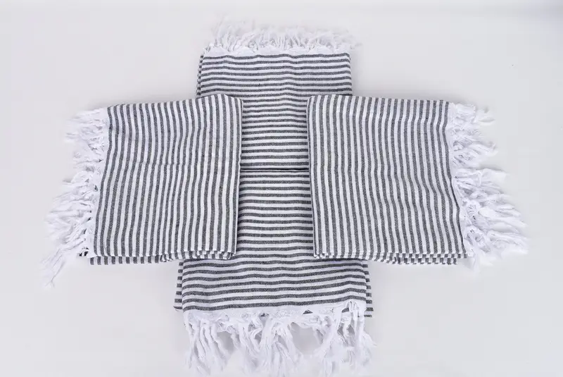 68x36 Toalla a rayas de algodón, regalos de despedida de soltera, favores de despedida de soltera, soltería de soltera de soltera, idea de regalo del día de San Valentín - 6