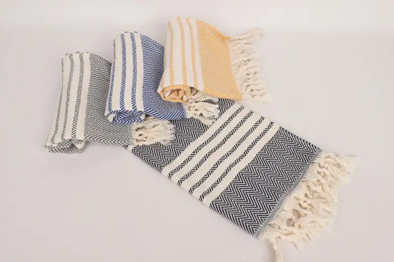 Small Bath Towels, Wedding Gift, Spa Towel, Wedding Gift Kitchen Towel, Xmas Gifts, 40x20 Cotton Striped Towel, Monogrammed Hand Towel, Custom Gifts - 5