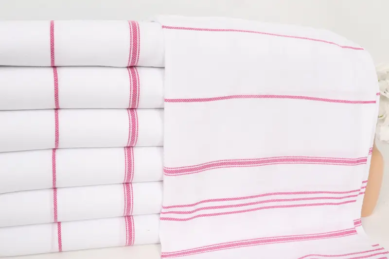 Summer Gift, Turkish Towel Hand Towel, 40x24 Cotton Striped Towel, Embroidery Towel, Turkish Tea Towel, Gift Boxes Tea Towels, Monogram Hand Towel - 2