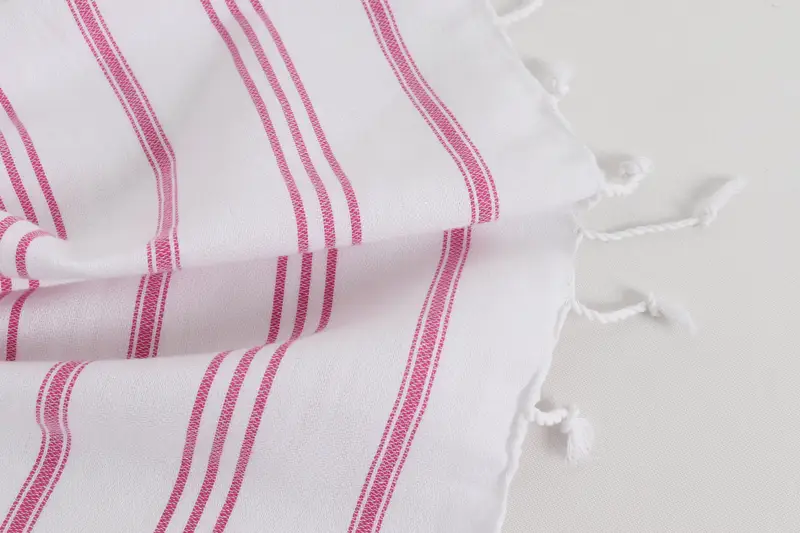 Summer Gift, Turkish Towel Hand Towel, 40x24 Cotton Striped Towel, Embroidery Towel, Turkish Tea Towel, Gift Boxes Tea Towels, Monogram Hand Towel - 8