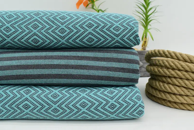 Halloween Gifts, 104x80 Cotton Diamond Towel, Organic Throw, Girl Trip Party Favor, Boho Throw Blankets, Turkish Blanket, Throw Blanket Couch - 2