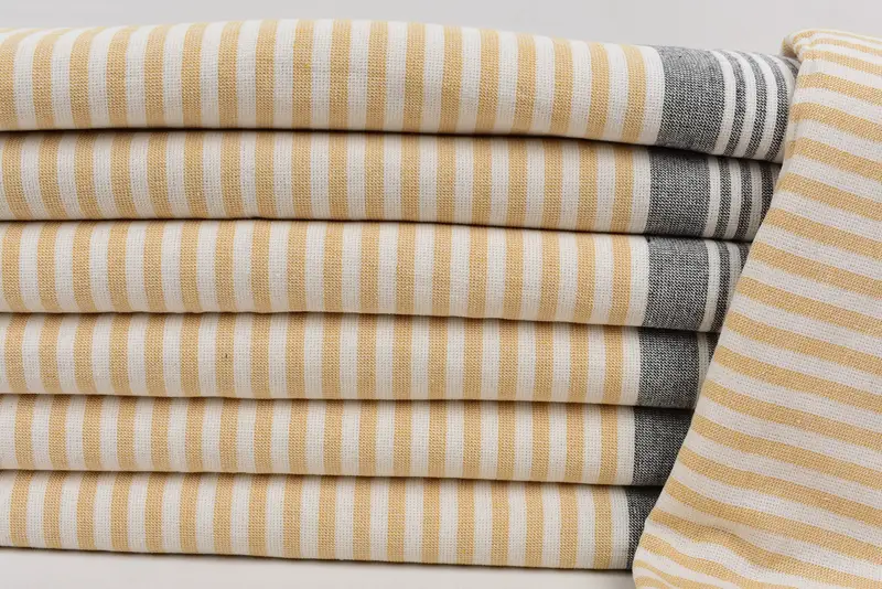 68x40 Cotton Striped Terry Towel, Bath towel, Large Turkish Towel, Home Gift, Luxury Turkish beach towel for summer vacation, Gifts For Him - 2