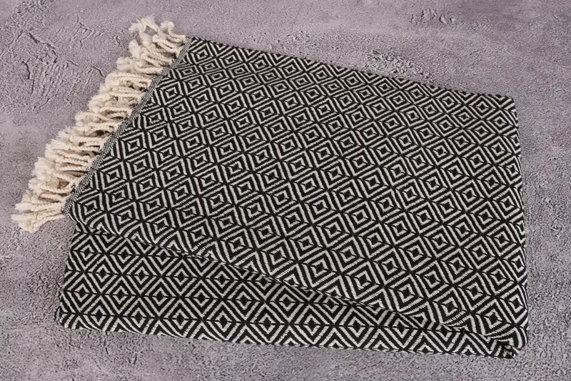 Soft and absorbent Turkish towel, Beach Wedding Favor, Handmade Gift, Wedding Gift, Peshtemal, Bridal Shower Favors, Turkish Beach Towel Monogram - 6