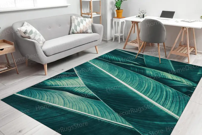 Moderner bedruckter Teppich: Elegantes Design, weicher Stoff, trendiges Muster
