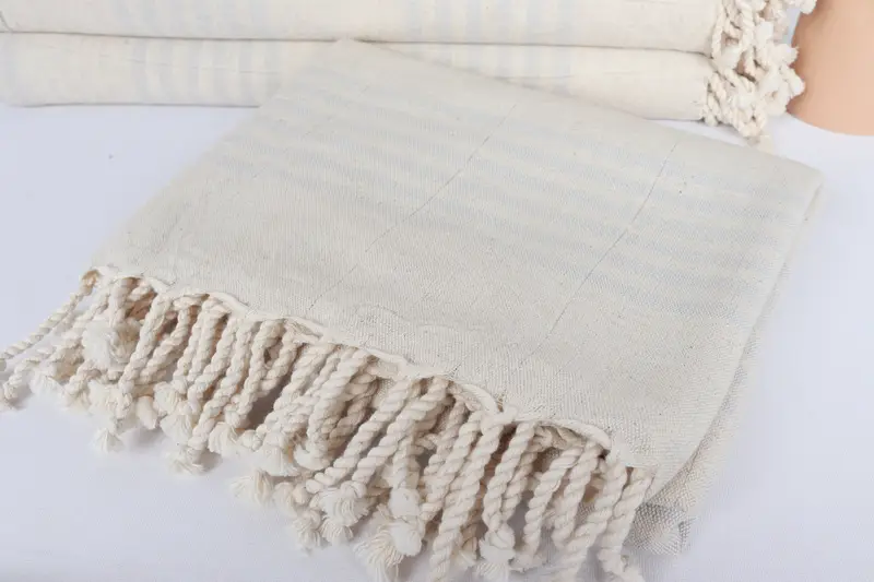 Wedding Towel, Turkish towel bulk order for wedding gifts, Custom Towel, Gift For Him, Xmas Gifts, Peshtemal Towel, 70x40 Linen Striped Towel - 5