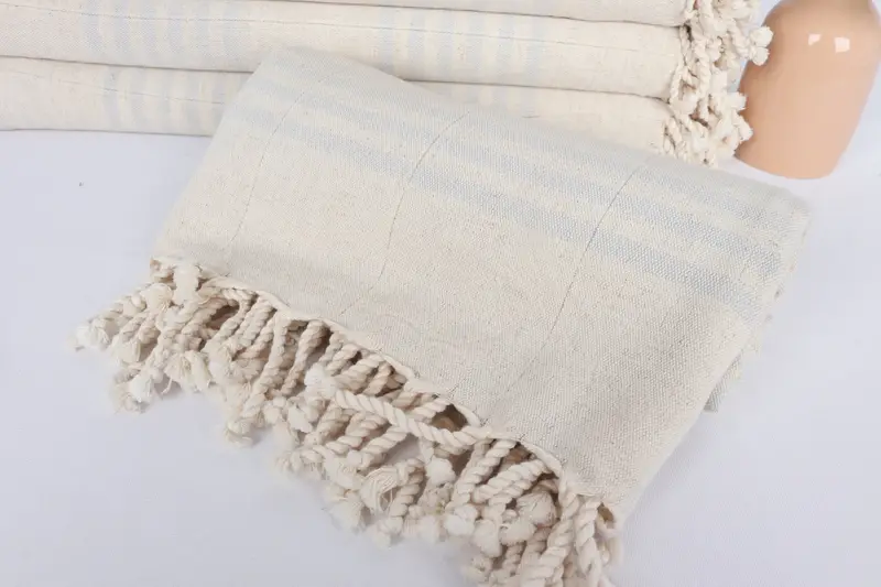Wedding Towel, Turkish towel bulk order for wedding gifts, Custom Towel, Gift For Him, Xmas Gifts, Peshtemal Towel, 70x40 Linen Striped Towel - 4