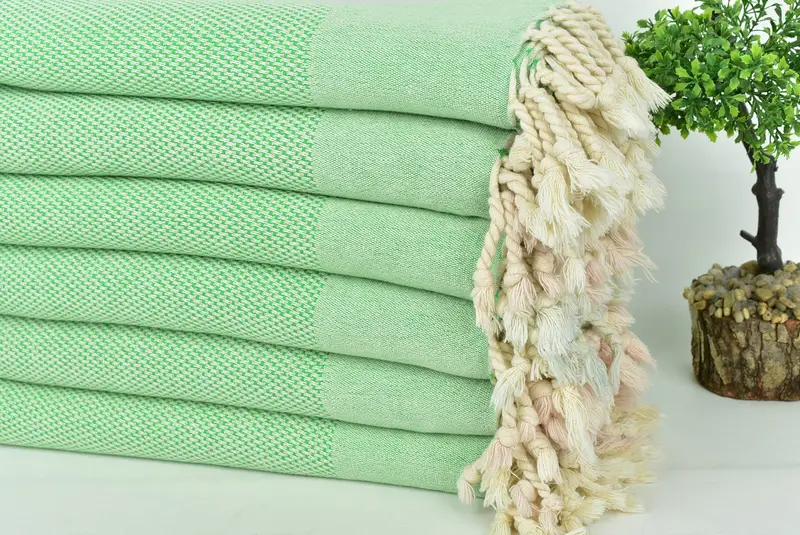 Großes türkisches Handtuch, türkisches Handtuch, Bio -türkisches Handtuch, Yoga -Handtuch, türkisches Handtuchstrand, Geschenk für den besten Freund, 70x40 Baumwollgeometrische Handtuch - 3