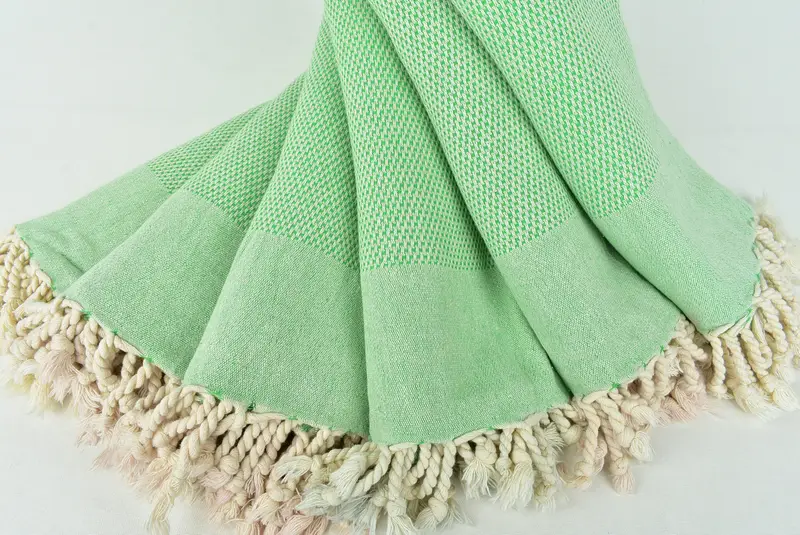 Großes türkisches Handtuch, türkisches Handtuch, Bio -türkisches Handtuch, Yoga -Handtuch, türkisches Handtuchstrand, Geschenk für den besten Freund, 70x40 Baumwollgeometrische Handtuch - 4