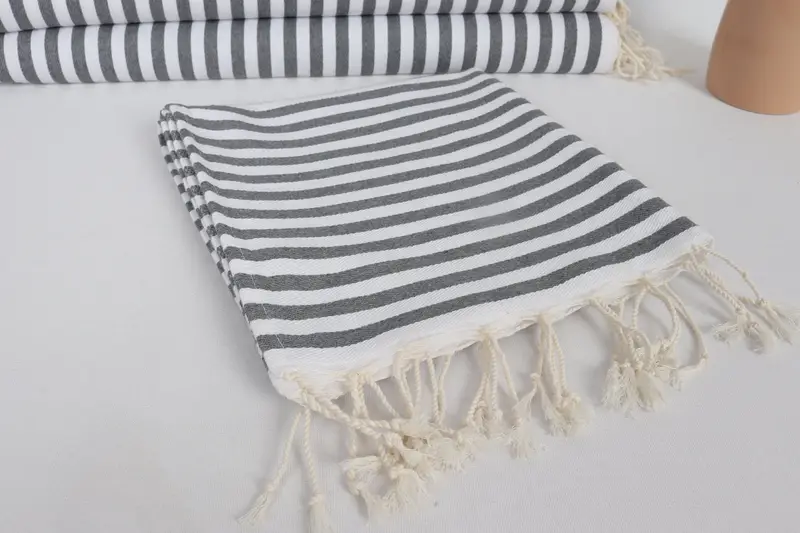 Maid Of Honor Gift, 40x18 Cotton Striped Towel, Personalized Gift, First Wedding Anniversary Gift, Small Bath Towels, Personalized Dish Towel - 5