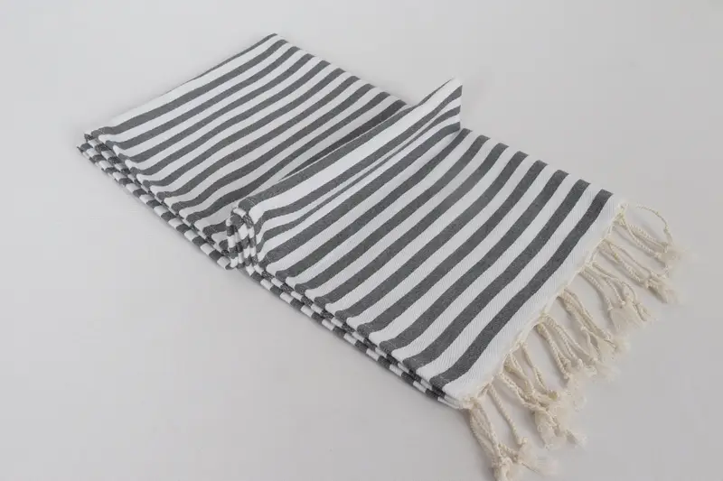 Maid Of Honor Gift, 40x18 Cotton Striped Towel, Personalized Gift, First Wedding Anniversary Gift, Small Bath Towels, Personalized Dish Towel - 6