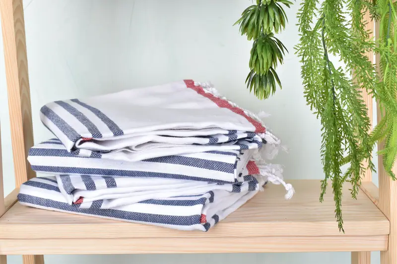Fringed Turkish towel for poolside, 70x40 Cotton Striped Towel, Summer Towel, Quick-dry peshtemal, Custom Gift, Welcome Wedding Gift, Cotton towel - 7