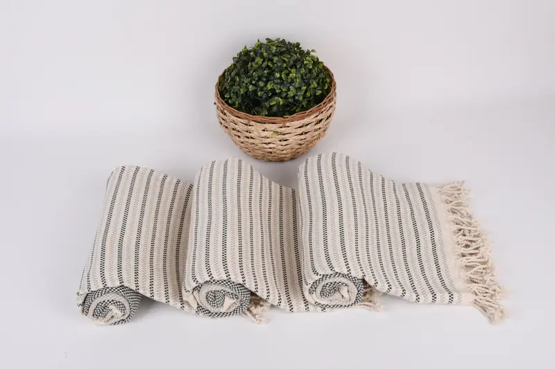 Bathroom Towel, 70x40 Cotton Geometric Towel, Luxury towel, Beach Wedding Favor, Wedding Gift, Gift For Her, Valentines Day Gift For Her, Yoga Towel - 8