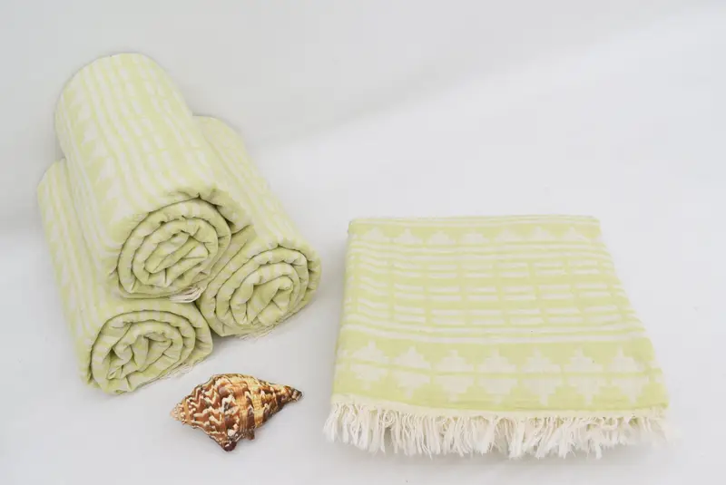 Cotton towel, Handmade Gift, 70x40 Cotton Kilim Design Towel, Turkish hand towel, Custom Wedding Towel, Beach Towel Personalized, Lightweight towel - 8