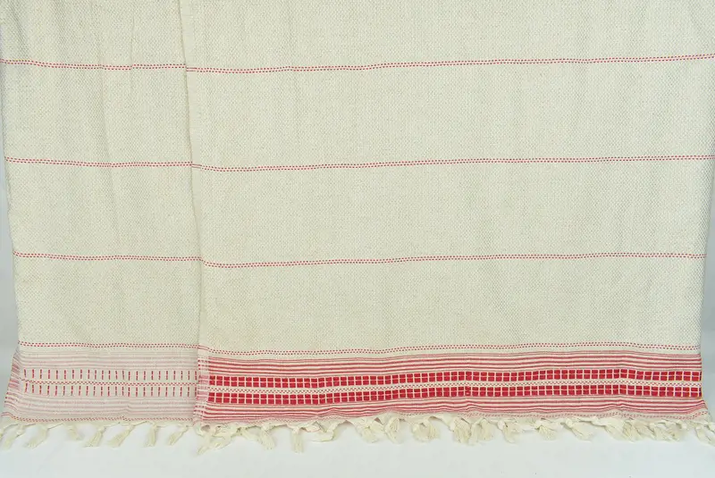 Personalized Gifts, 96x94 Linen Striped Towel, Bedspread Quenn, Wedding Favors, Extra Large Tablecloth, Turkish Cotton Blanket, Woven Blanket - 7
