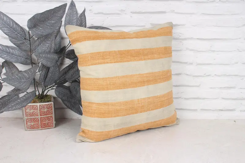 Bohemian Cushion Cushion, Armchair Pillow Sham, Handmade Kilim Cushion, Cushion, Antique Pillows, 18x18 White Cushion Cover, Home Decor Pillow - 3