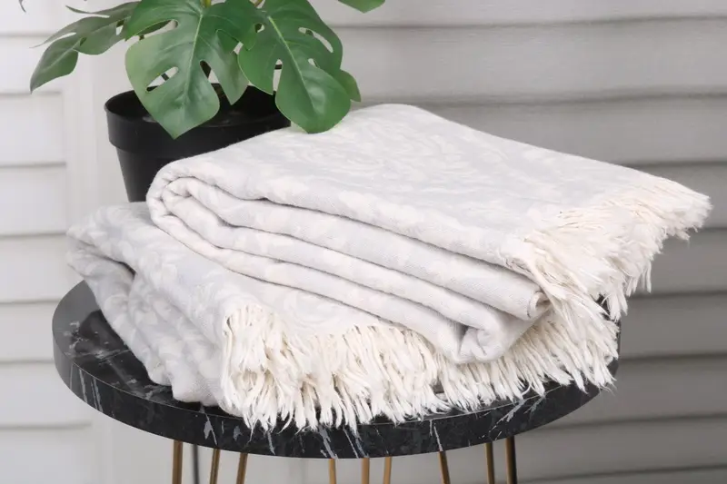 Summer Gift, 68x36 Cotton Baroque Towel, Scarf Towel, Bridesmaid Gifts Personalized, Monogram Turkish Towel, Housewarming Gift, Custom Bath Towel - 4
