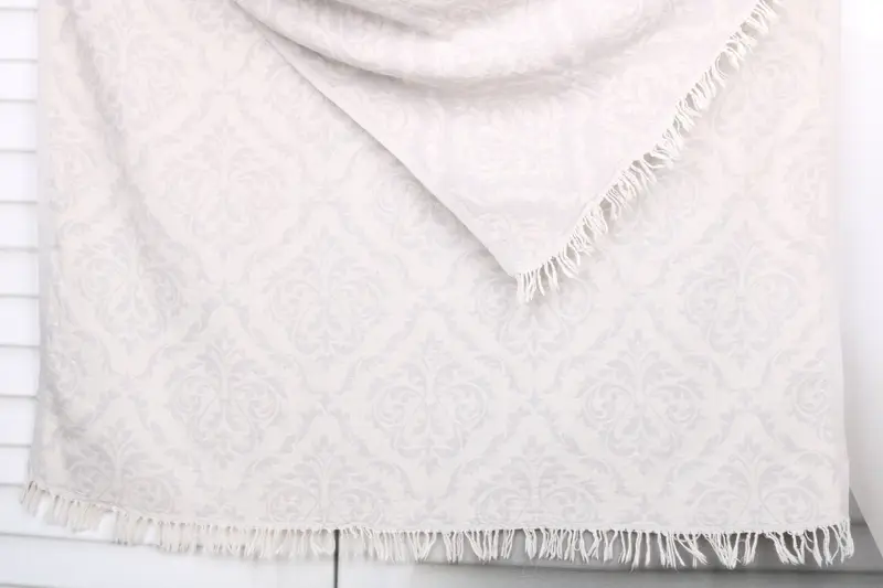 Summer Gift, 68x36 Cotton Baroque Towel, Scarf Towel, Bridesmaid Gifts Personalized, Monogram Turkish Towel, Housewarming Gift, Custom Bath Towel - 1
