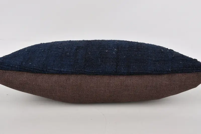 Gift Pillow, Home Decor Pillow, Turkish Bench Cushion Cover, 12x20 Purple Cushion, Pillow Case, Bolster Throw Pillow Sham, Kilim Cushion Sham - 5