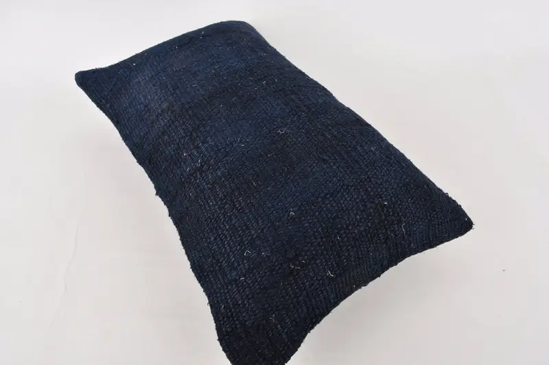Gift Pillow, Home Decor Pillow, Turkish Bench Cushion Cover, 12x20 Purple Cushion, Pillow Case, Bolster Throw Pillow Sham, Kilim Cushion Sham - 7