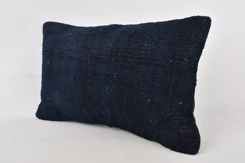 Gift Pillow, Home Decor Pillow, Turkish Bench Cushion Cover, 12x20 Purple Cushion, Pillow Case, Bolster Throw Pillow Sham, Kilim Cushion Sham - 3