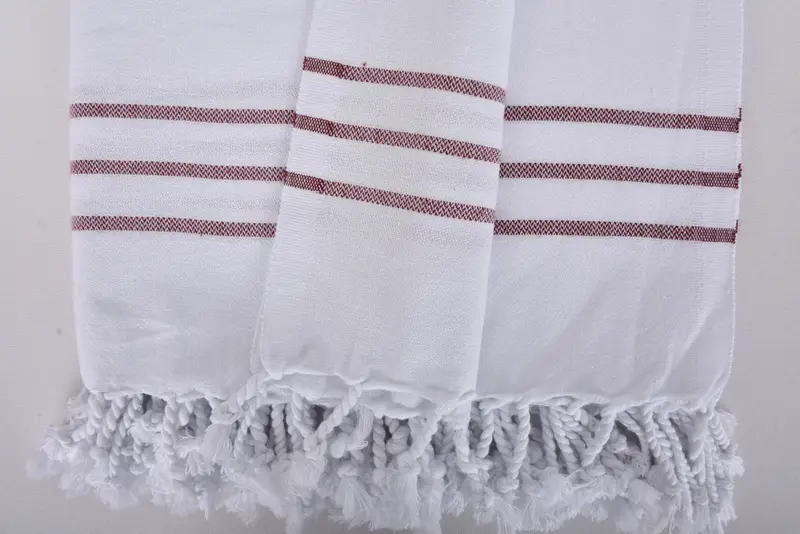 Wedding Gift, Bridesmaid Proposal Gift, Personalized Hand Towel, 40x24 Cotton Striped Towel, Monogram Kitchen Towel, Gift For Wedding Day - 7