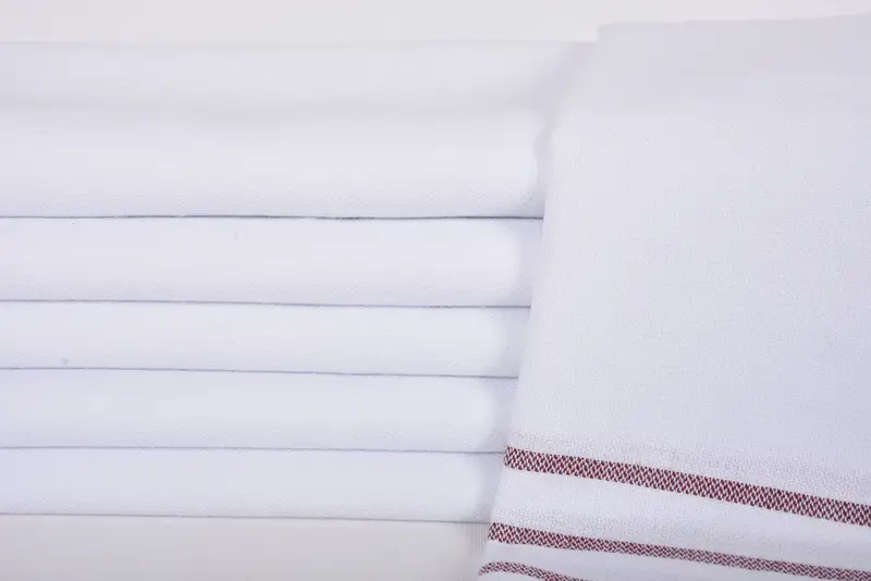 Wedding Gift, Bridesmaid Proposal Gift, Personalized Hand Towel, 40x24 Cotton Striped Towel, Monogram Kitchen Towel, Gift For Wedding Day - 2