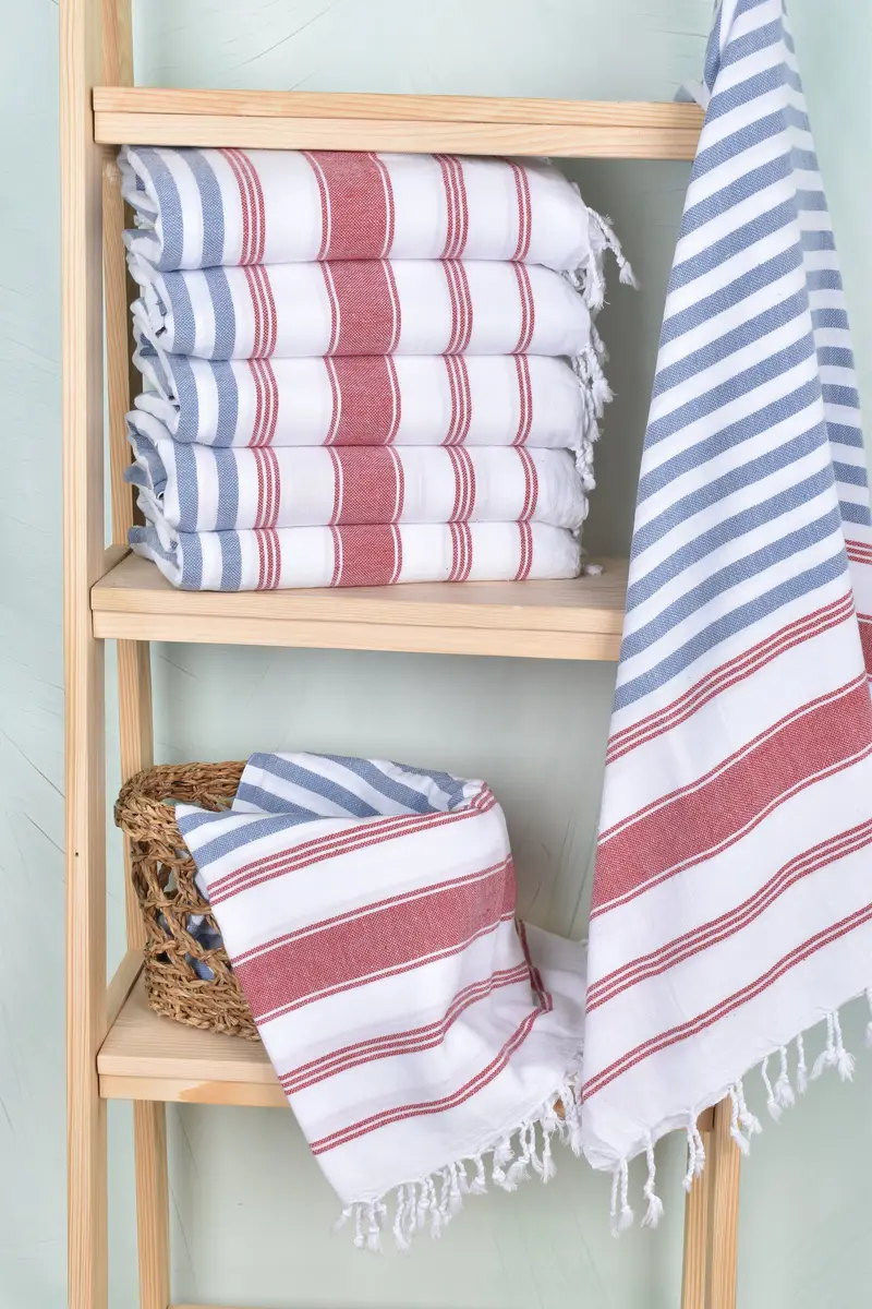 Beach Towel Bulk, Turkish bath towel, Luxury Turkish Bath Towel, 70x40 Cotton Striped Towel, Bachelorette Party Favor, Quick-Dry Beach Towel - 3